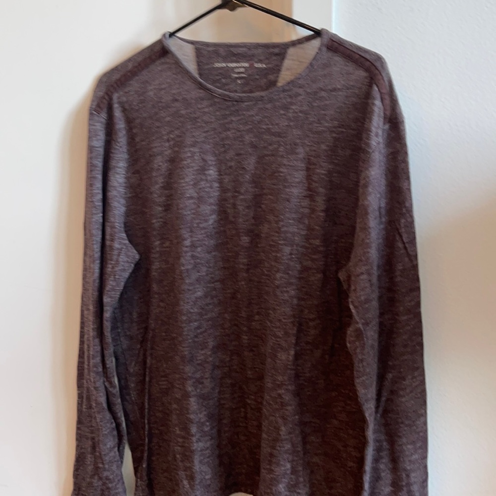 John Varvatos USA Luxe Long Sleeve Tee Shirt L
